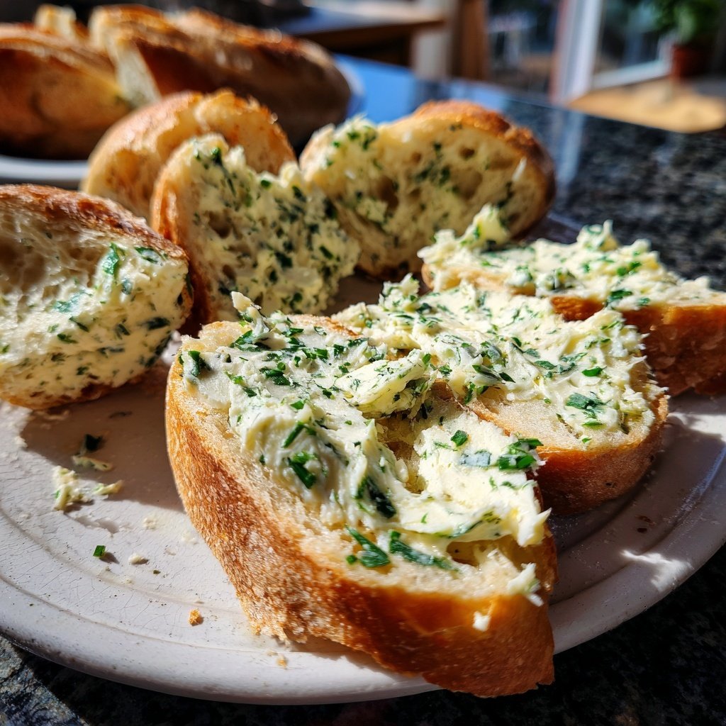 Kräuterbutter Für Baguette