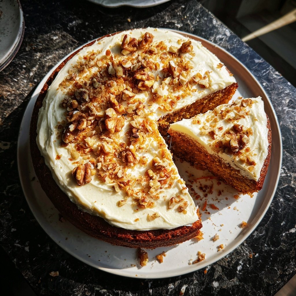 Karottenkuchen Mit Joghurt Teig