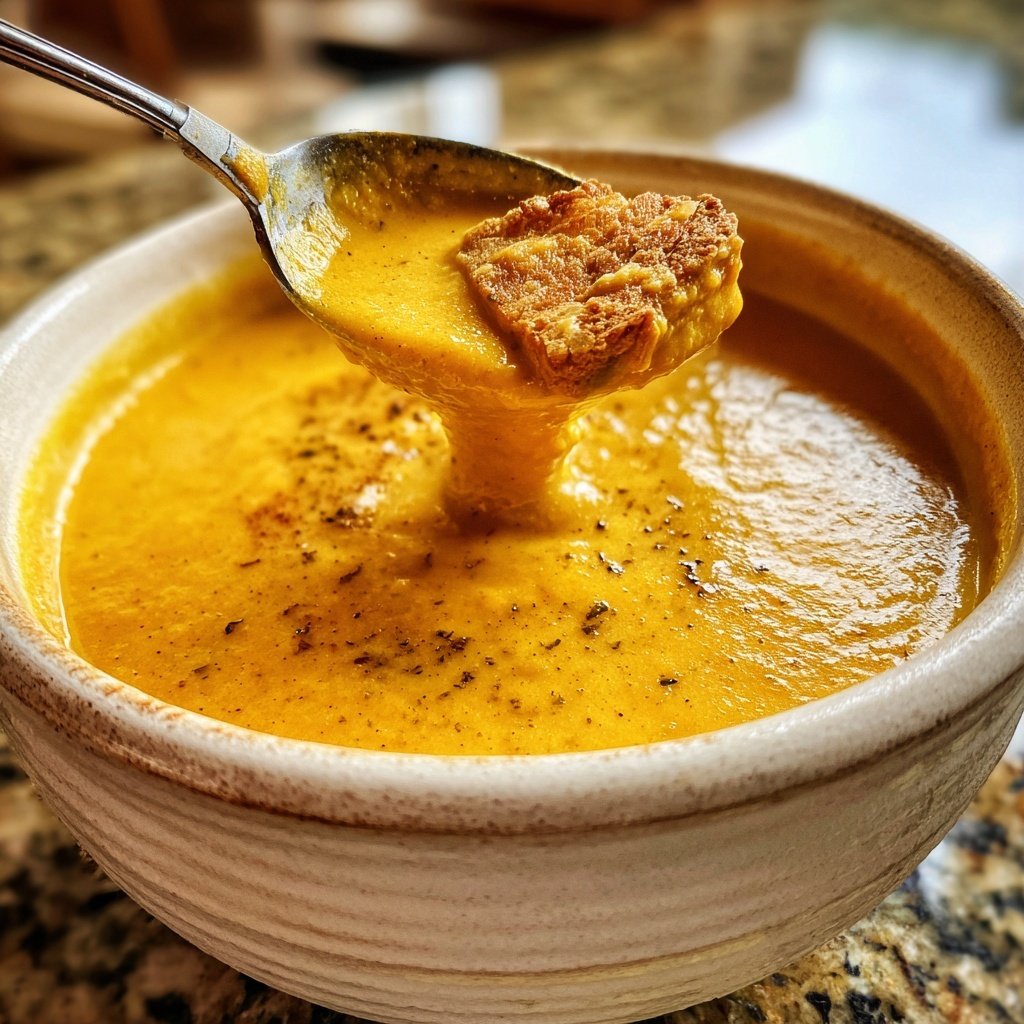 Kürbissuppe cremig ohne Sahne