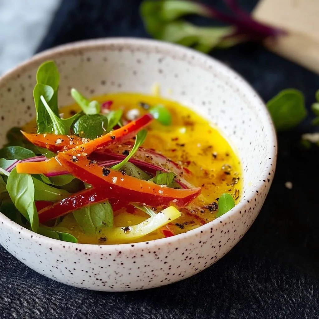 Feldsalat mit selbstgemachtem Honig Senf Dressing