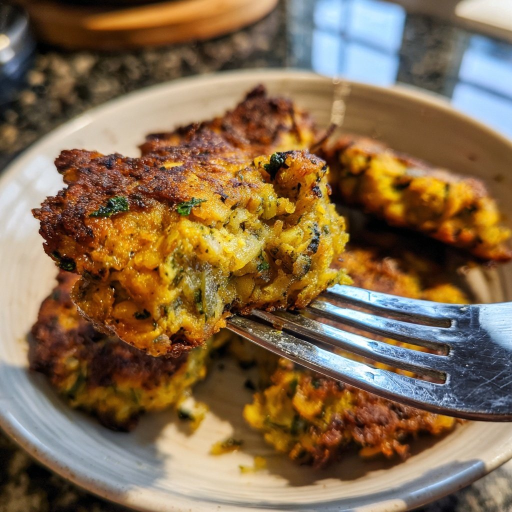 Linsenbratlinge mit Senf