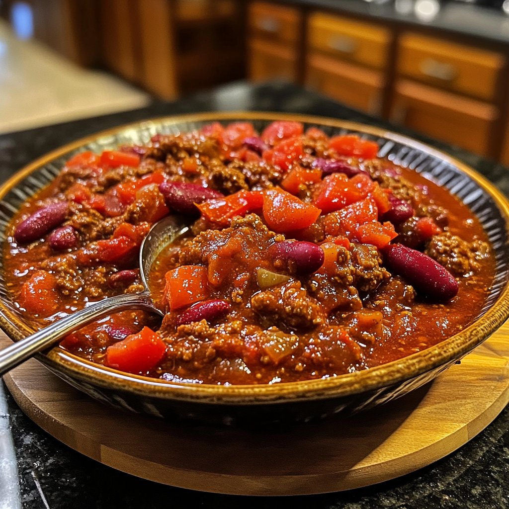 Chili sin Carne mit Tomaten