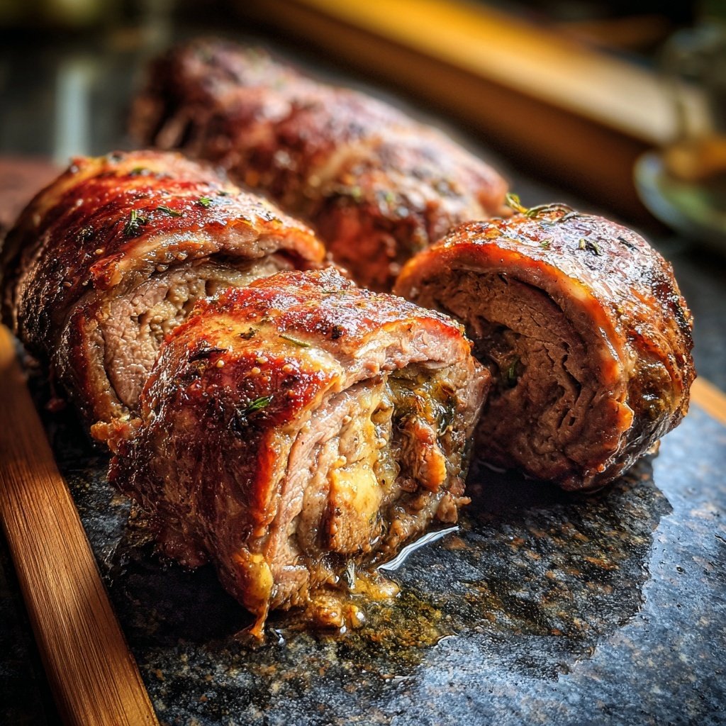 Hausmannskost Rinderrouladen mit Rahmsoße