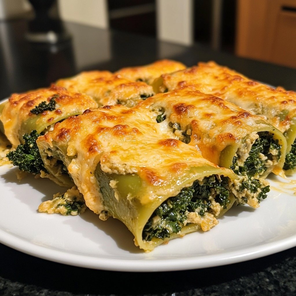 Schnelle & leckere Grünkohl Cannelloni