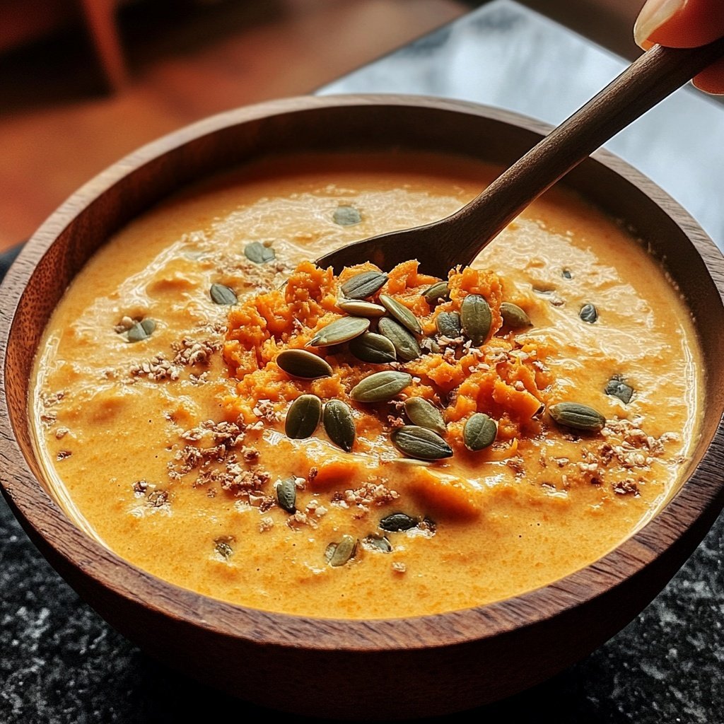 Kürbissuppe cremig vegan