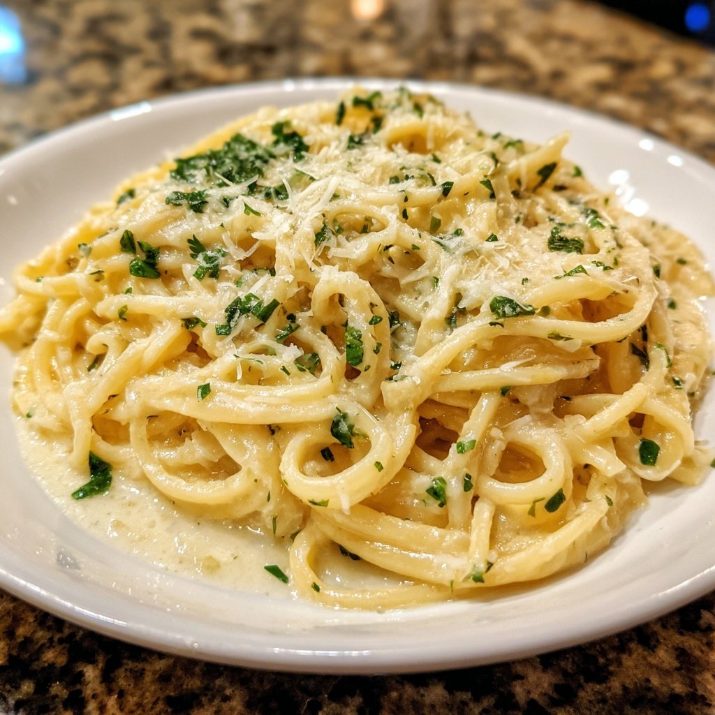 Schnell & Einfach 15-Minuten Knoblauchpasta