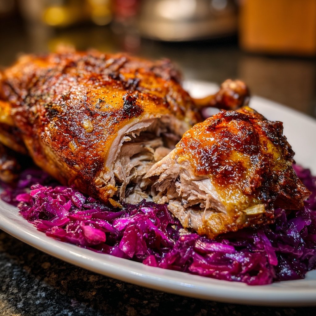 Saisonal & Festlich Weihnachtsgans mit Rotkohl