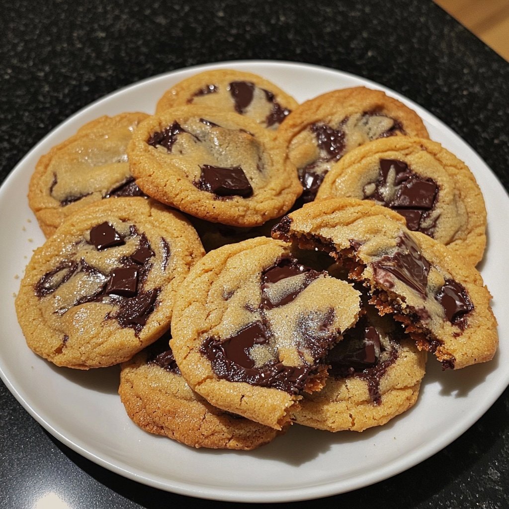 Amerikanische Chocolate Chip Cookies
